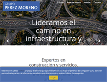 Tablet Screenshot of grupoperezmoreno.com